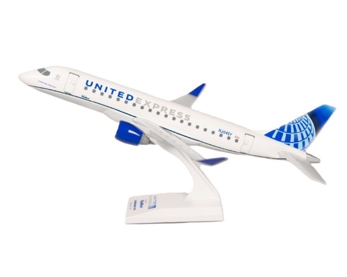 Skymarks United Express Skywest Embraer E-175 N204SY Desk 1/100 Model Airplane