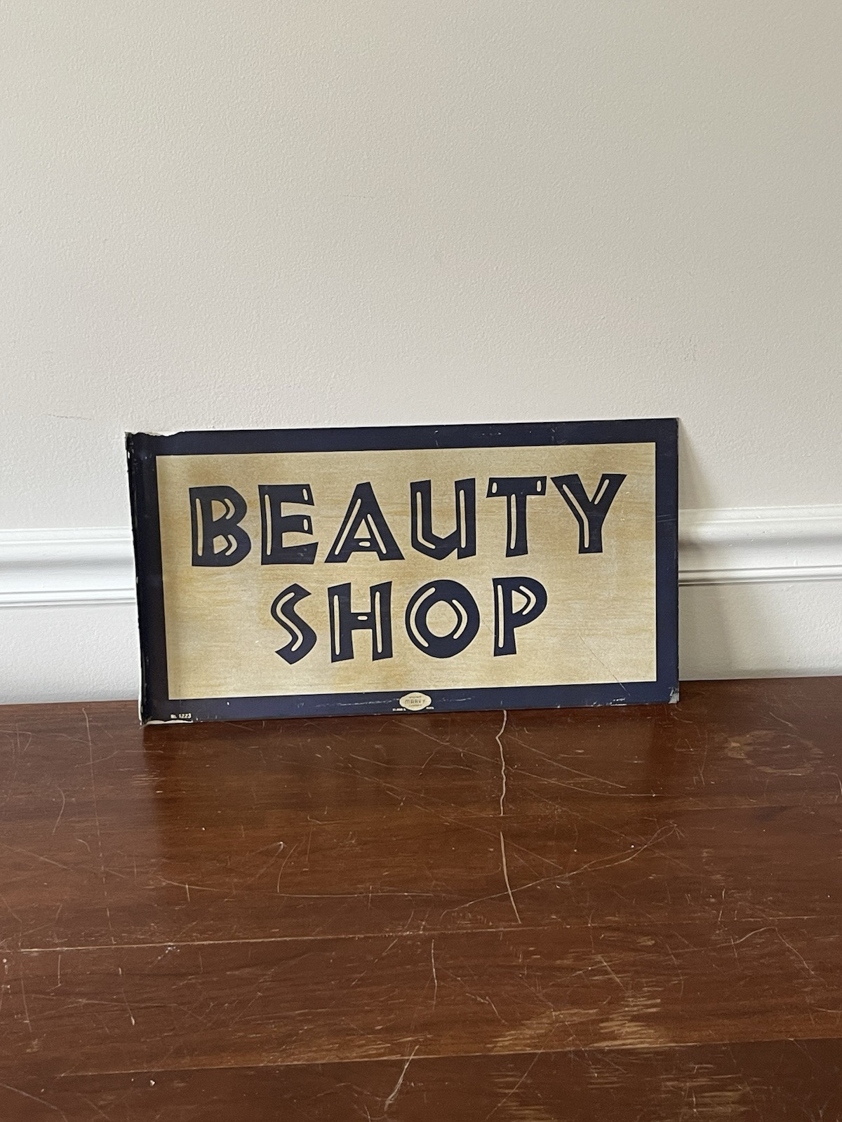 Beauty Shop Flange Advertising Sign William Marvy Company