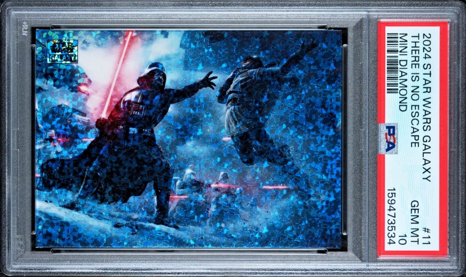 PSA 10 2024 Star Wars Galaxy There is No Escape Mini Diamond Refractor #11