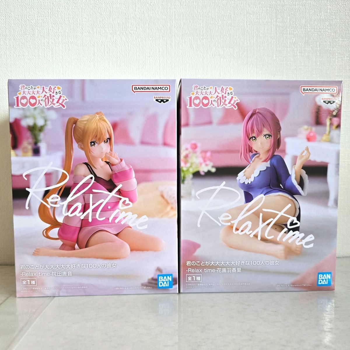[NEW] The 100 Girlfriends Who Really Love You Relax time Hakari & Karane set F/S