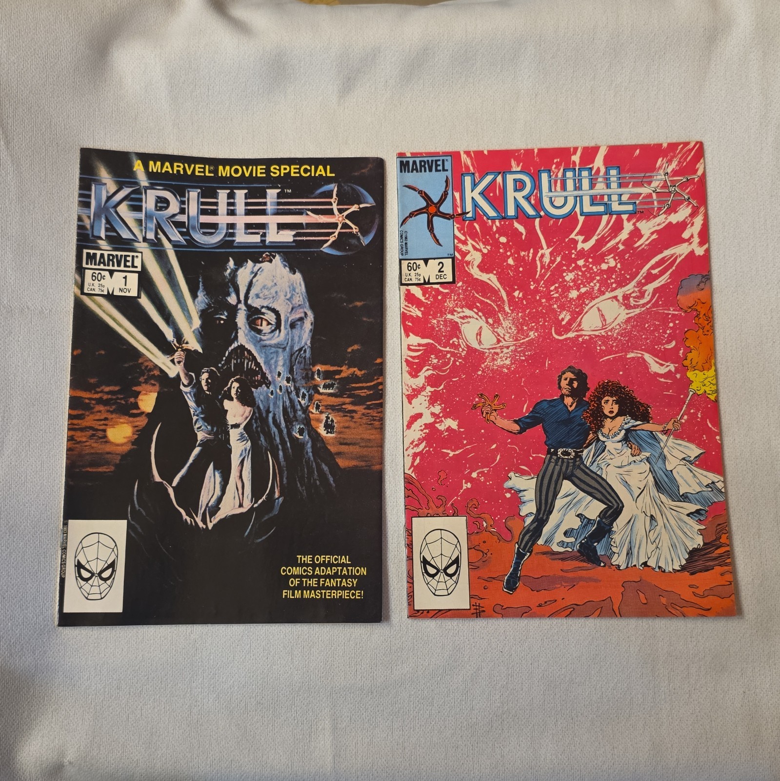 Krull #1-2 Marvel Movie Special 2 Issue Limited Series 1983 VF