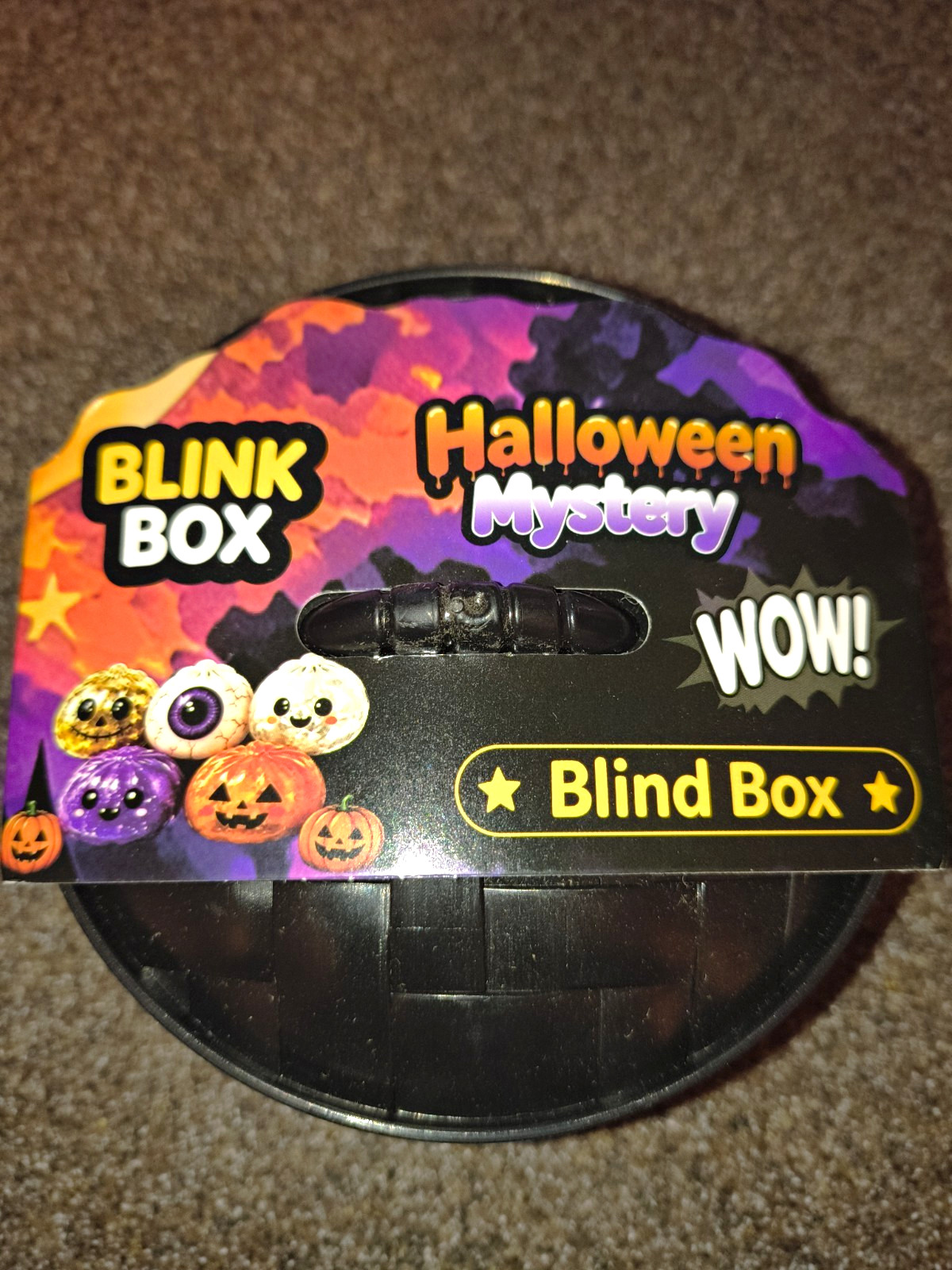 WOW Halloween Mystery Blink Box Blind Pack Blind Box, Black, Sealed