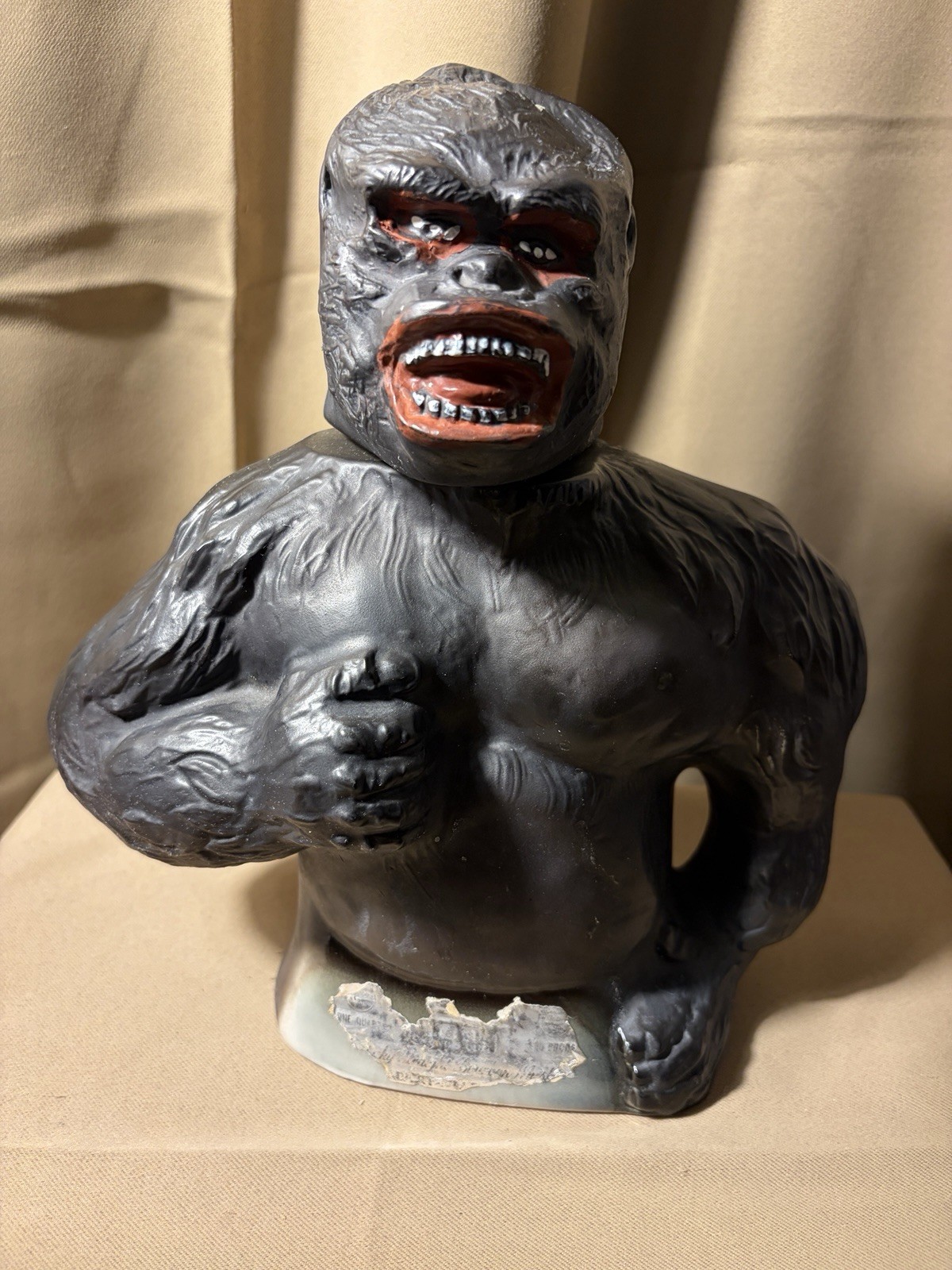Jim Beam King Kong Decanter Empty Bottle