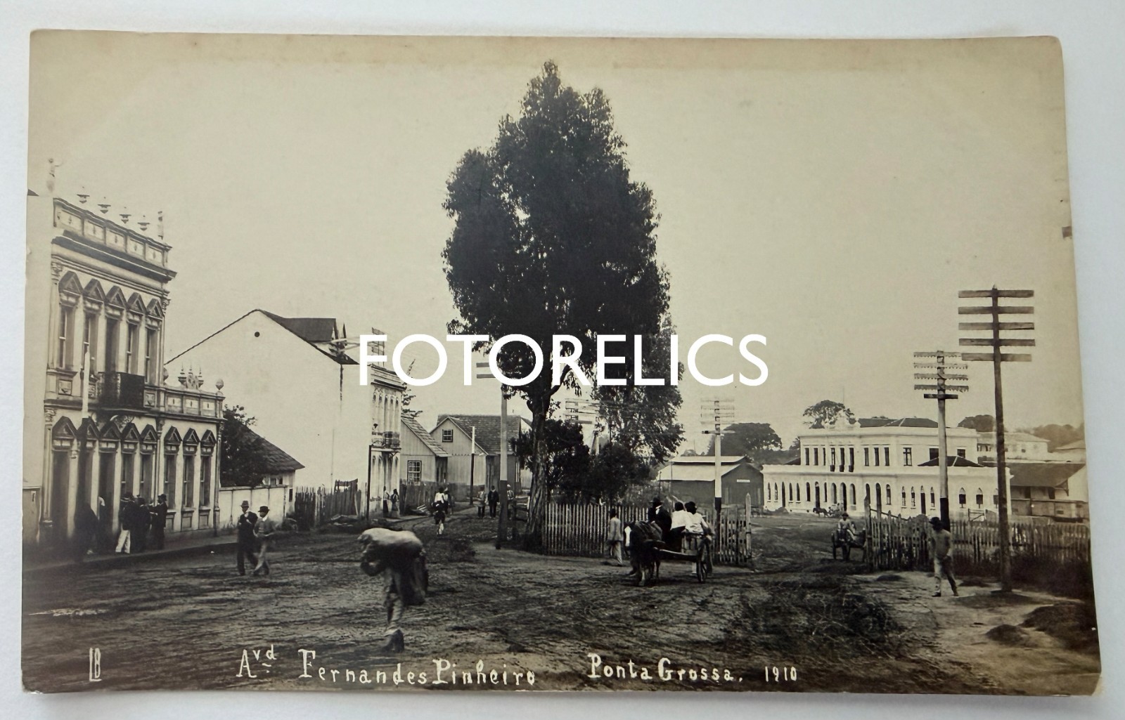PONTA GROSSA Brazil - Original Early RPPC - 1910 - Luiz Bianchi