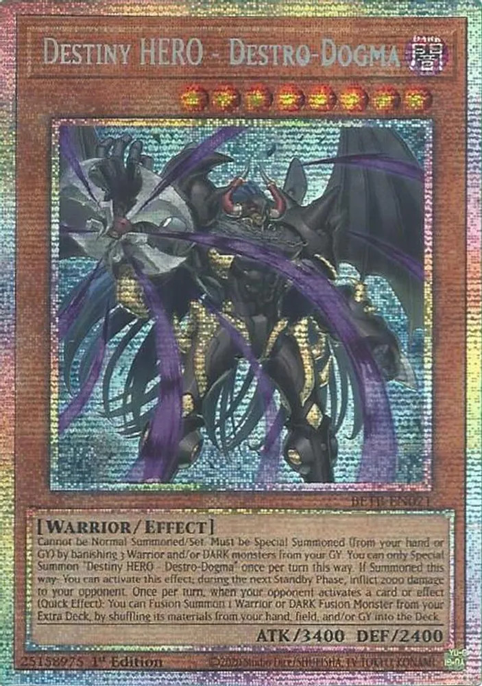 Destiny HERO - Destro-Dogma BETB-EN021 Starlight Rare 1st Ed