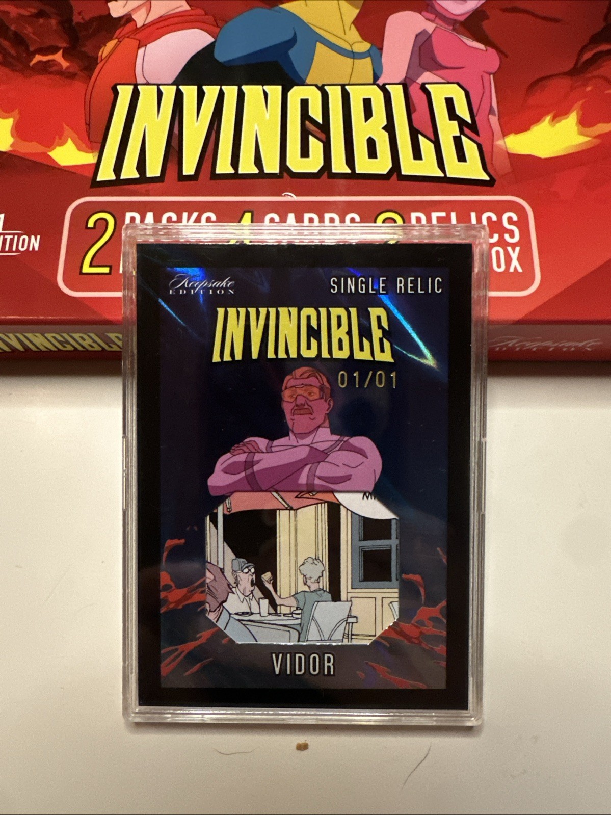 2026 Invincible 1/1 Vidor #473 Keepsake Edition Series 2 Breaker Pull - Sharp