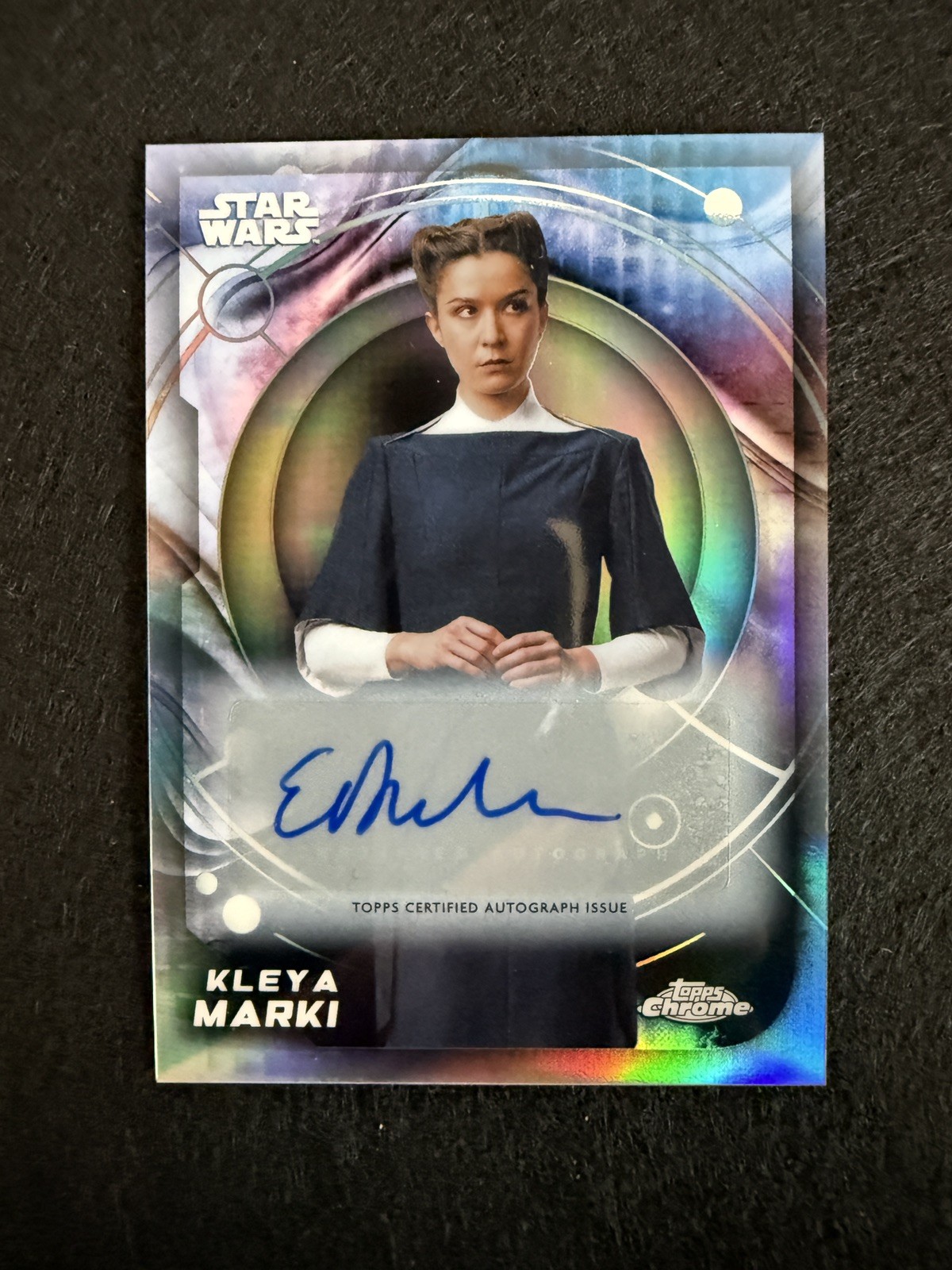 2026 Topps Chrome STAR WARS AUTO - Elizabeth Dulau (Kleya Marki- ANDOR) #97 (AU)