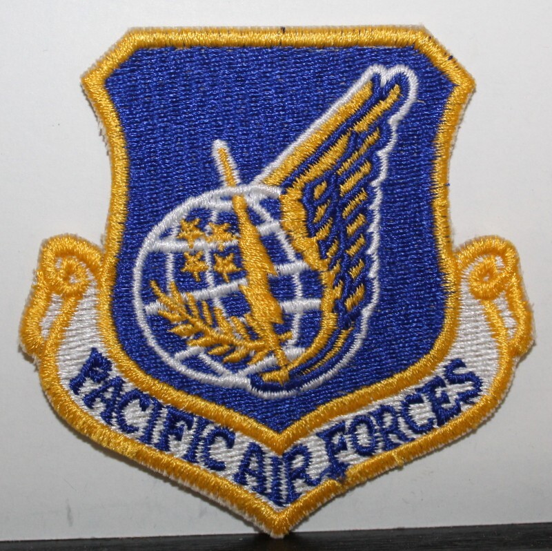 USAF Air Force Pacific Air Forces PACAF Insignia Badge Full Color Patch V 2