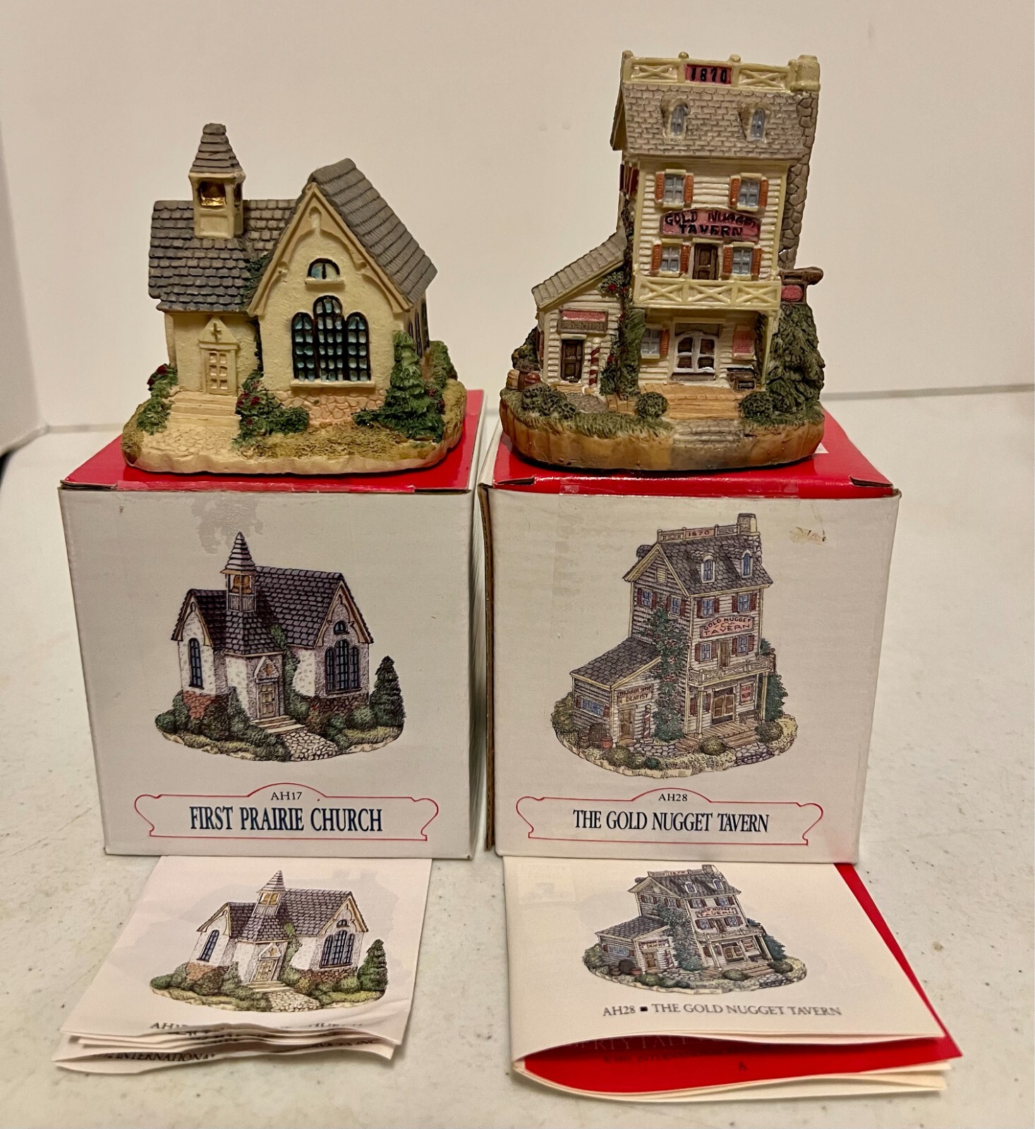 FIRST PRAIRIE CHURCH, THE GOLD NUGGET TAVERN 1992,93 The Americana Collection