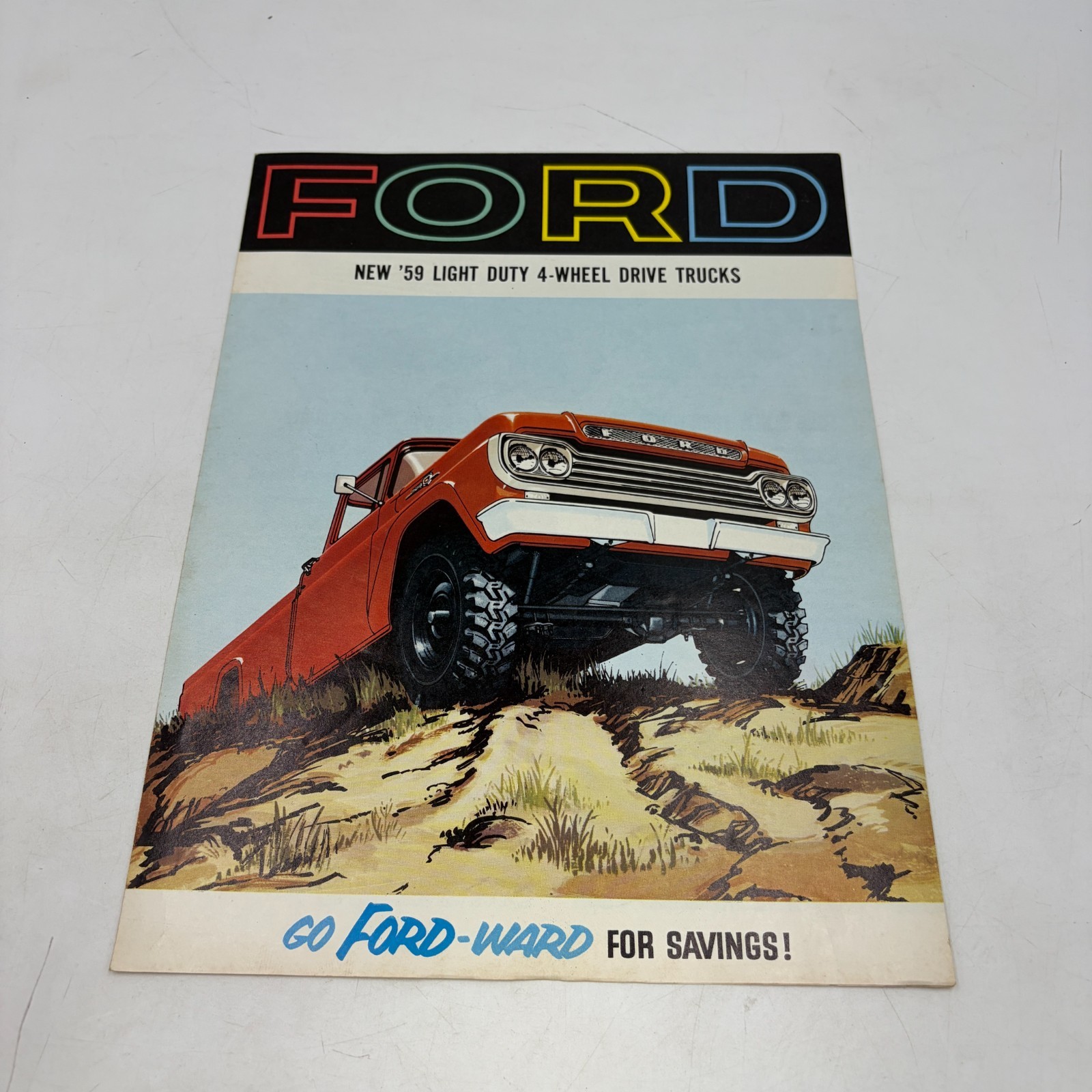 Vintage 59\' Ford Light Duty 4 Wheel Drive Brochure