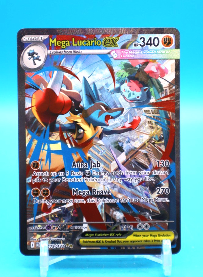 Pokemon TCG Mega Evolutions Mega Lucario Ex  179/132 SIR