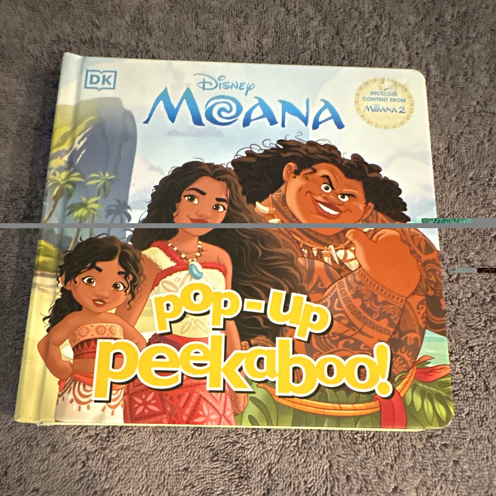 DK Disney Moana Pop-Up Peekaboo Moana Theme Board Book