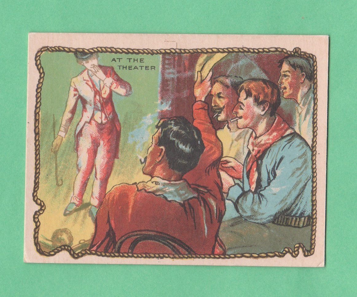 1930s V290 Hamilton Cowboy Series # 5  Ex-exmnt At the Theatre