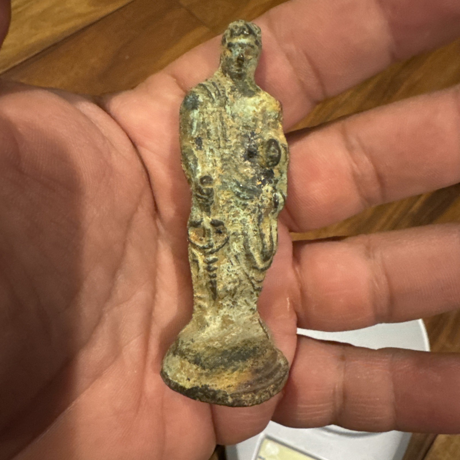 Wonderful Ancient Roman Greek Bronze Figure Of A Male