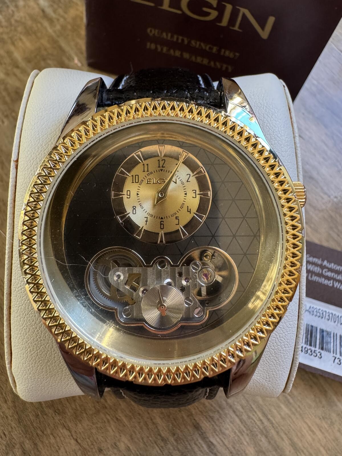 Elgin Semi-Automatic Mechanical Watch FG7080