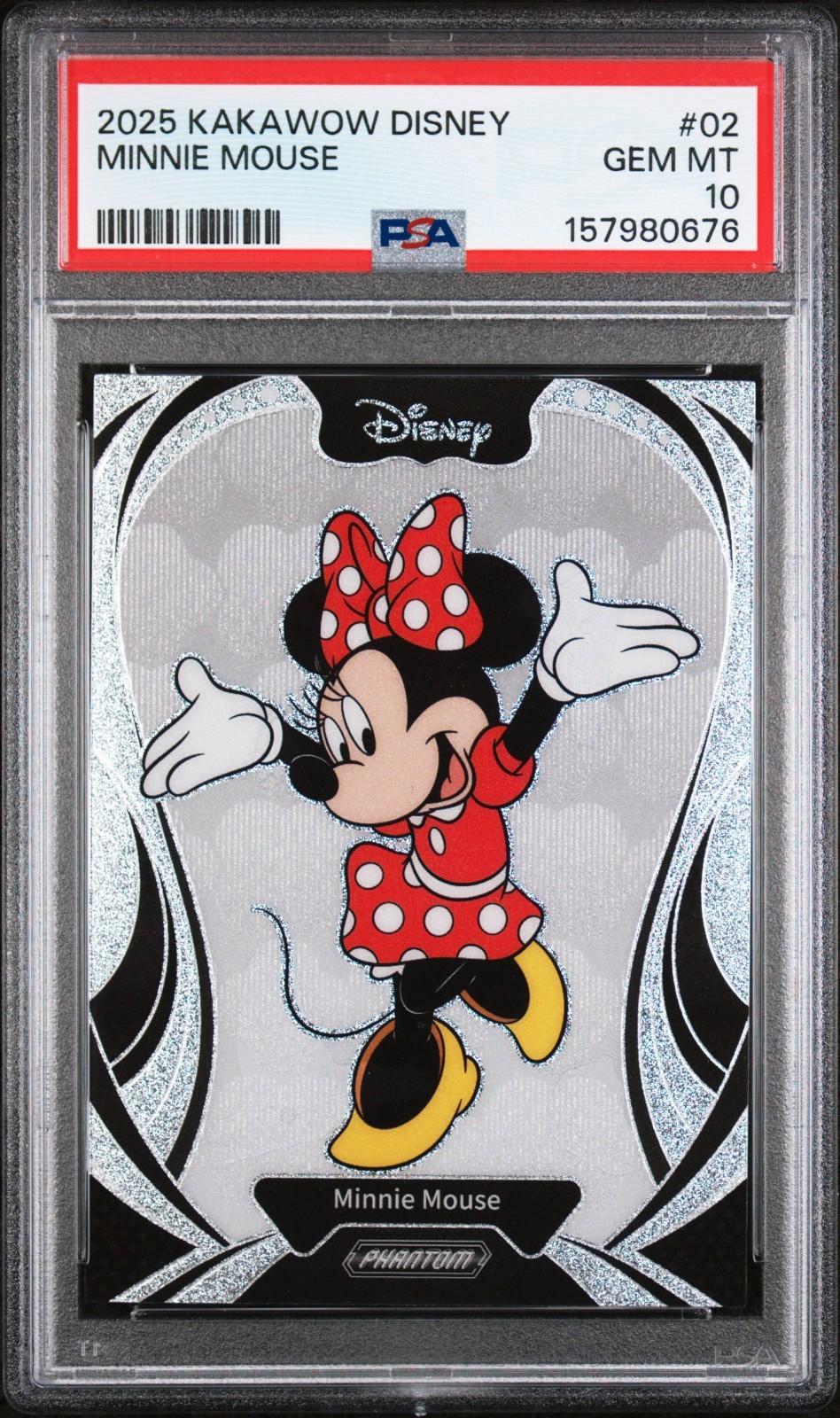 Minnie Mouse -  2025 Kakawow Phantom Disney #2  PSA 10