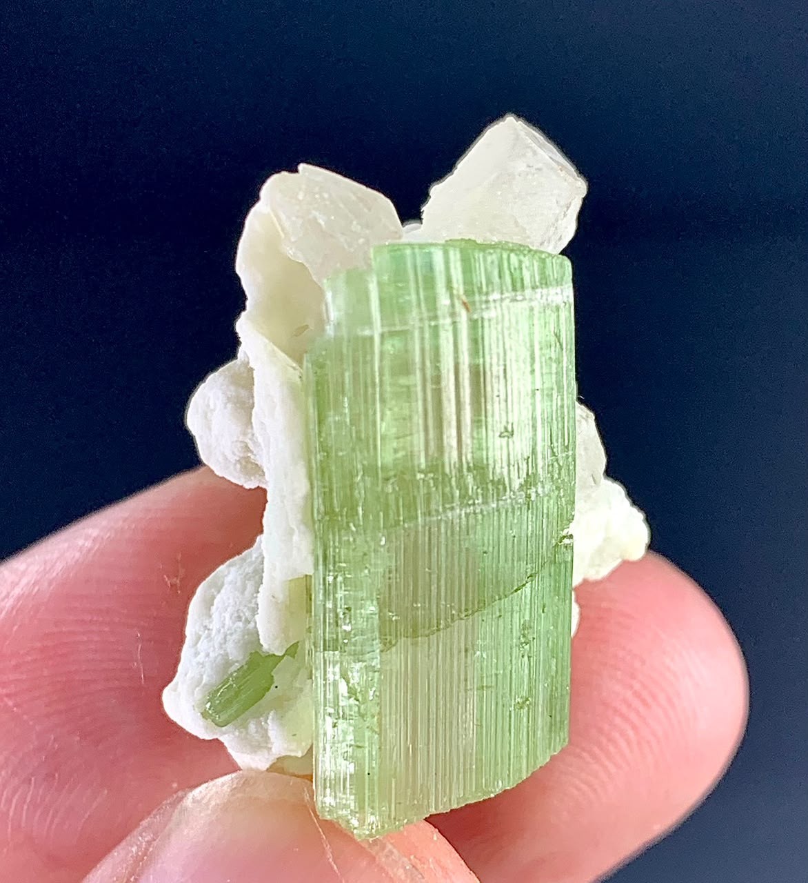 39 Carat Tourmaline Crystal Specimen From Afghanistan