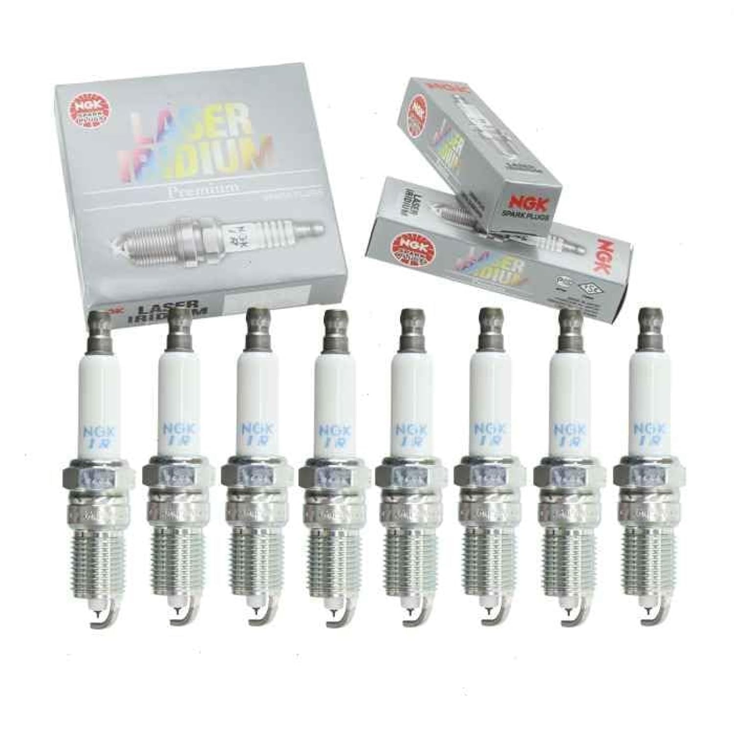 Sixity Auto 8 Pc NGK Laser Iridium Spark Plugs Chevrolet Silverado 1500