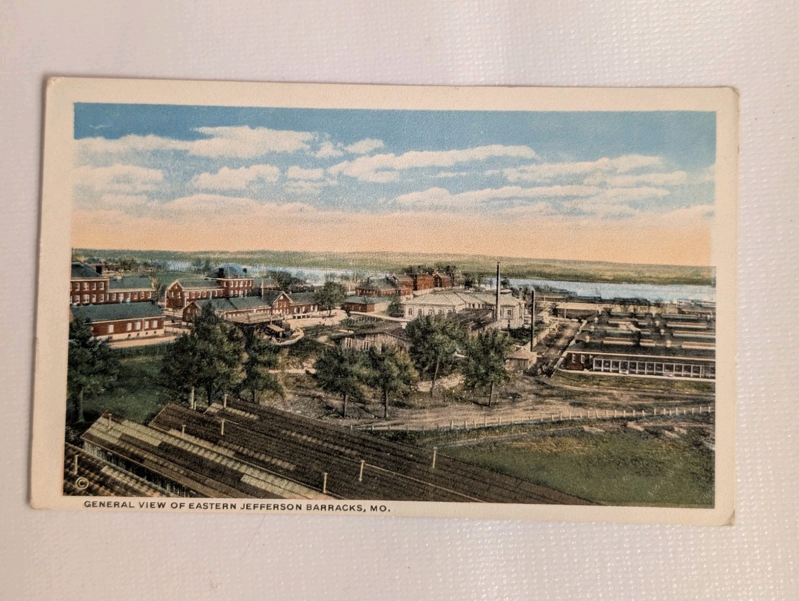 General View of Eastern Jefferson Barracks, MO Postcard # R-70737