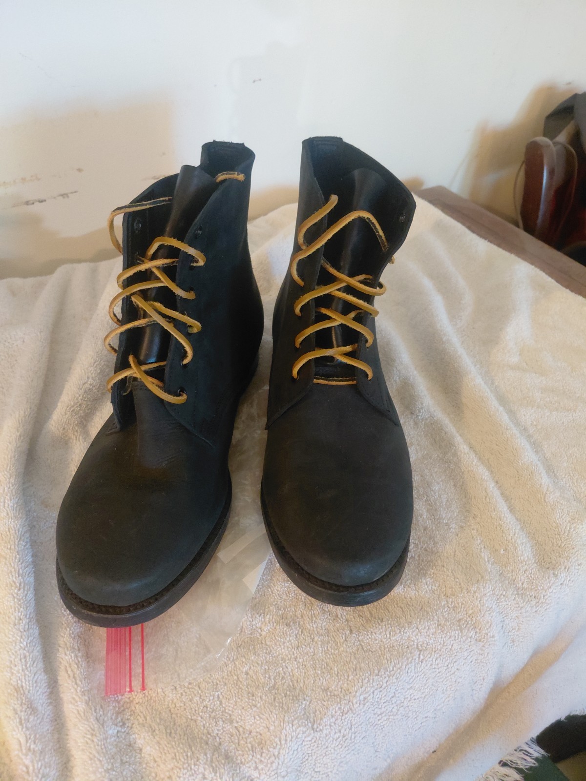 Reproduction German WWII low boots. Never worn size 9.5