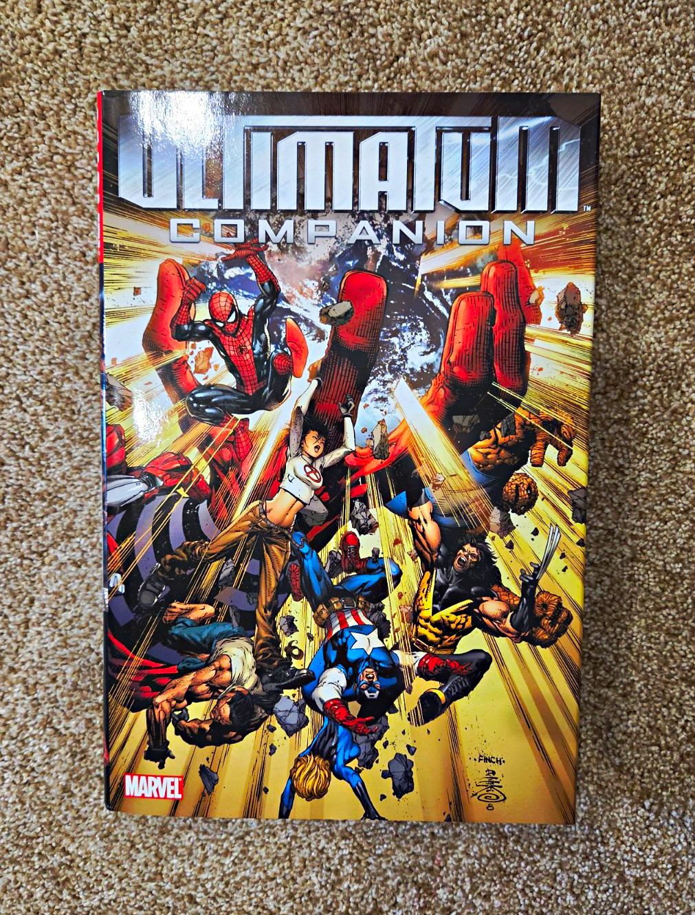 Marvel Ultimatum Companion Hardcover Graphic Novel by Brian Michael Bendis