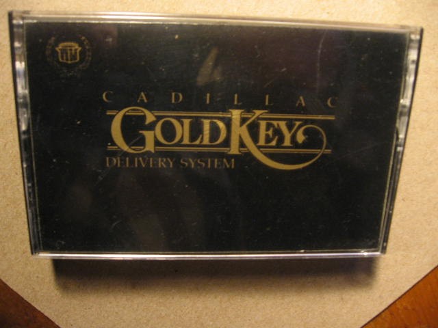 vintage cassette tape Your 1984 Cadillac Gold Key Delivery System