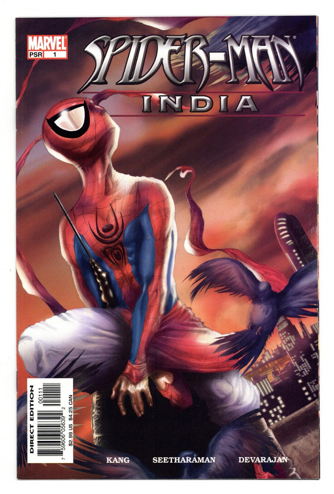 Spider-Man India #1 VF- 7.5 2005 1st app Pavitr Prabhakar