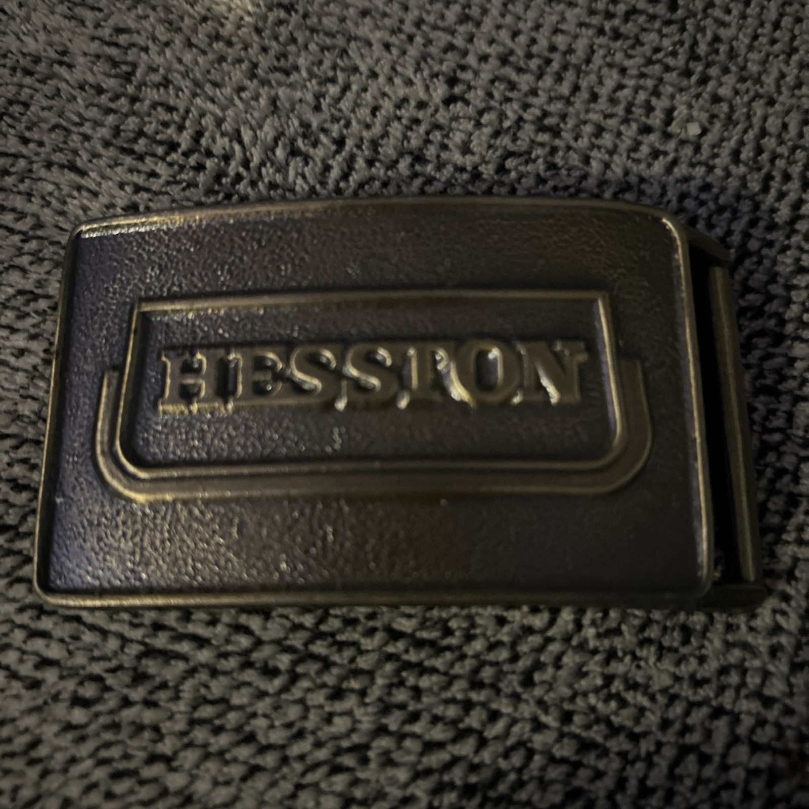 Rare Vintage Authentic 1974 Hesston Belt Buckle