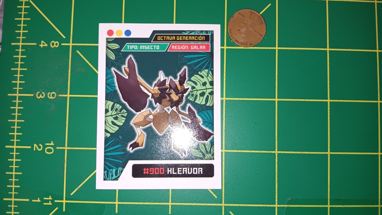 Pokemon Kleavor Sticker Spanish Octava Generación #900 Galar Single