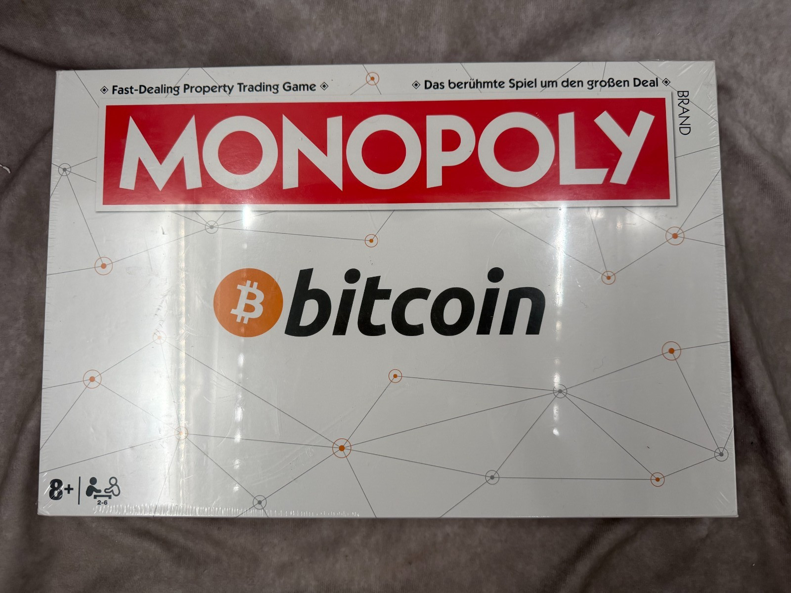 Monopoly Bitcoin Edition Board Game Crypto Sealed Brand New Hasbro Special