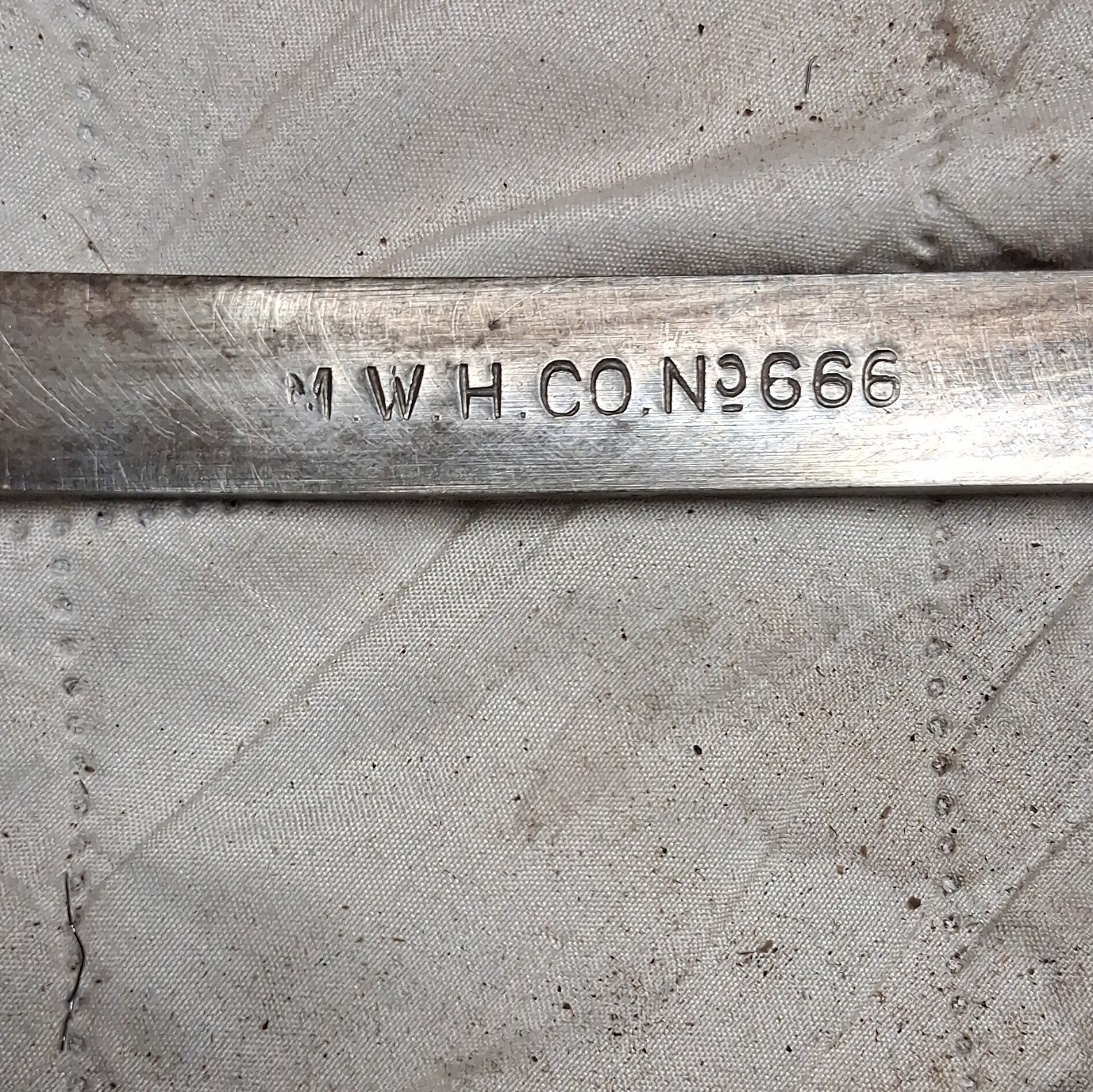 M W H Co. No. 366 Vintage Original Bow Saw Hand Saw w/ Wood Handle