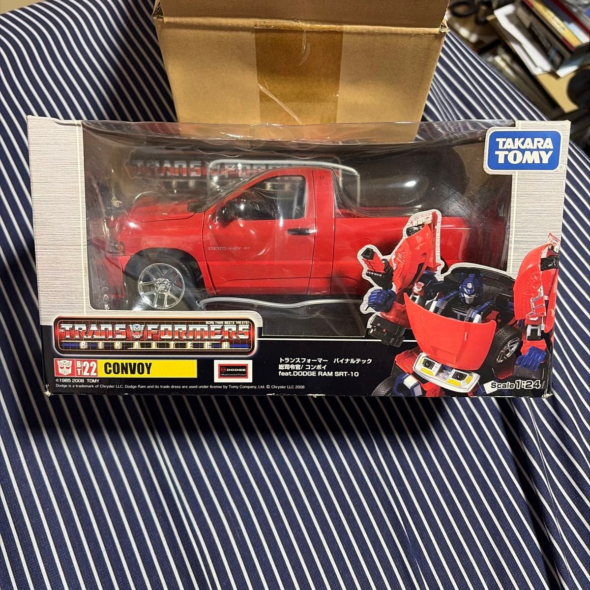 Transformers Vinaltech BT22 Convoy Dodge Ram SRT10 Takara Tomy Figure Unopened