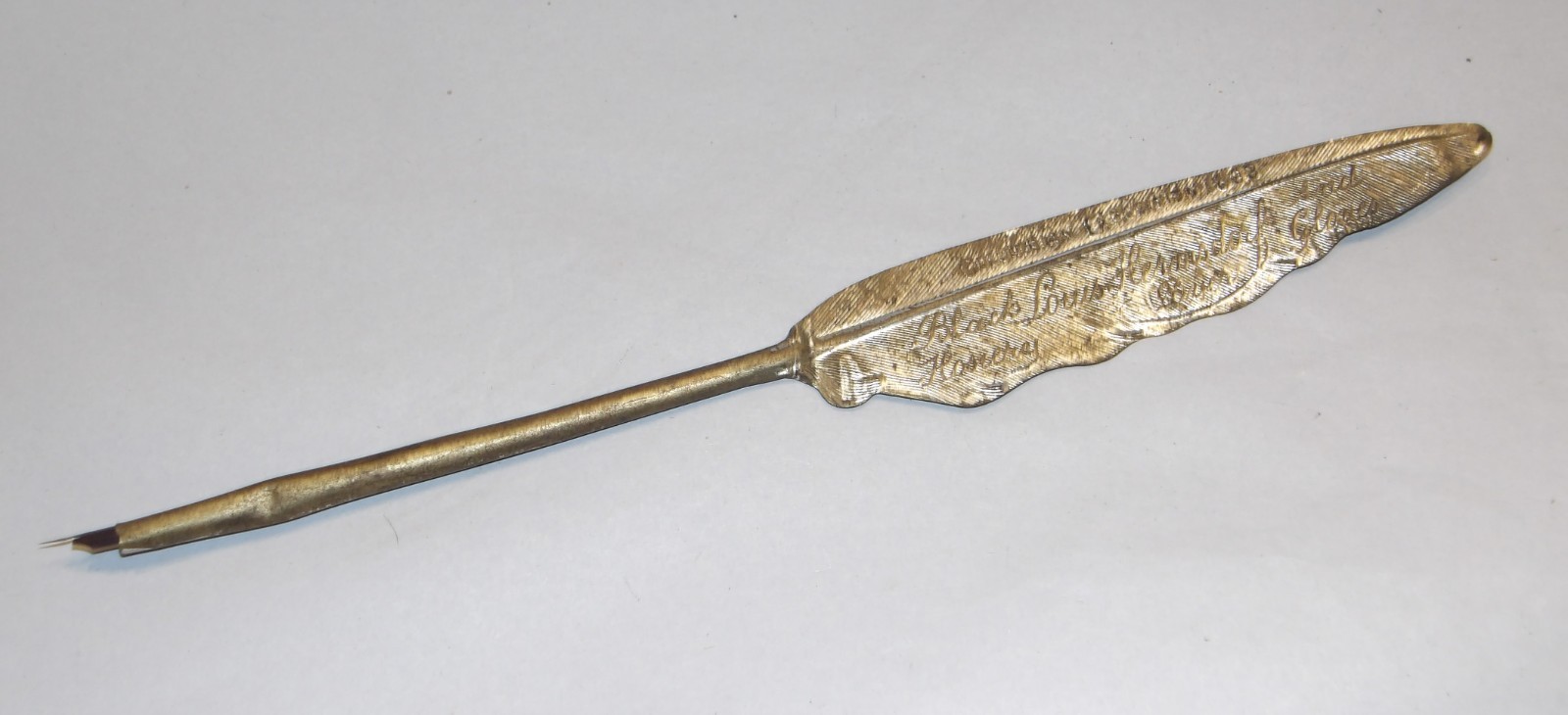 Antique 1893 Columbian Exposition Louis Hermsdolf Hosery & Glove Dip Pen 10