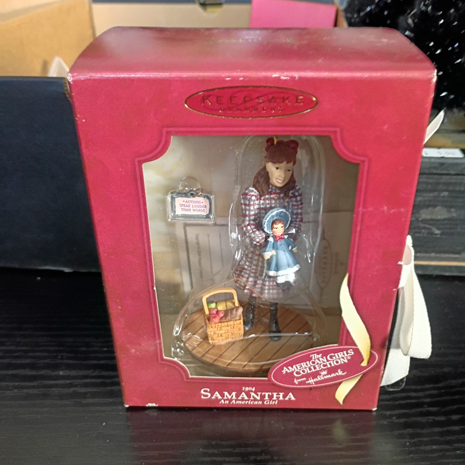 Vintage Hallmark American Girl SAMANTHA Christmas Ornament 2004 (NEW IN PACKAGE)