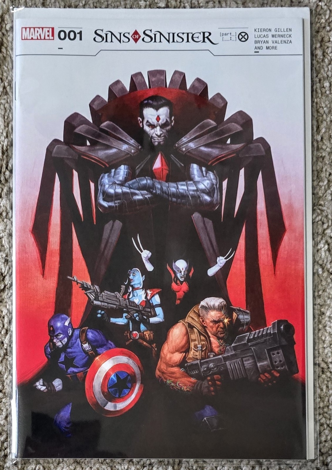 X-Men: Sins Of Sinister #1  E.M. Gist Variant LTD 750 Very Collectible
