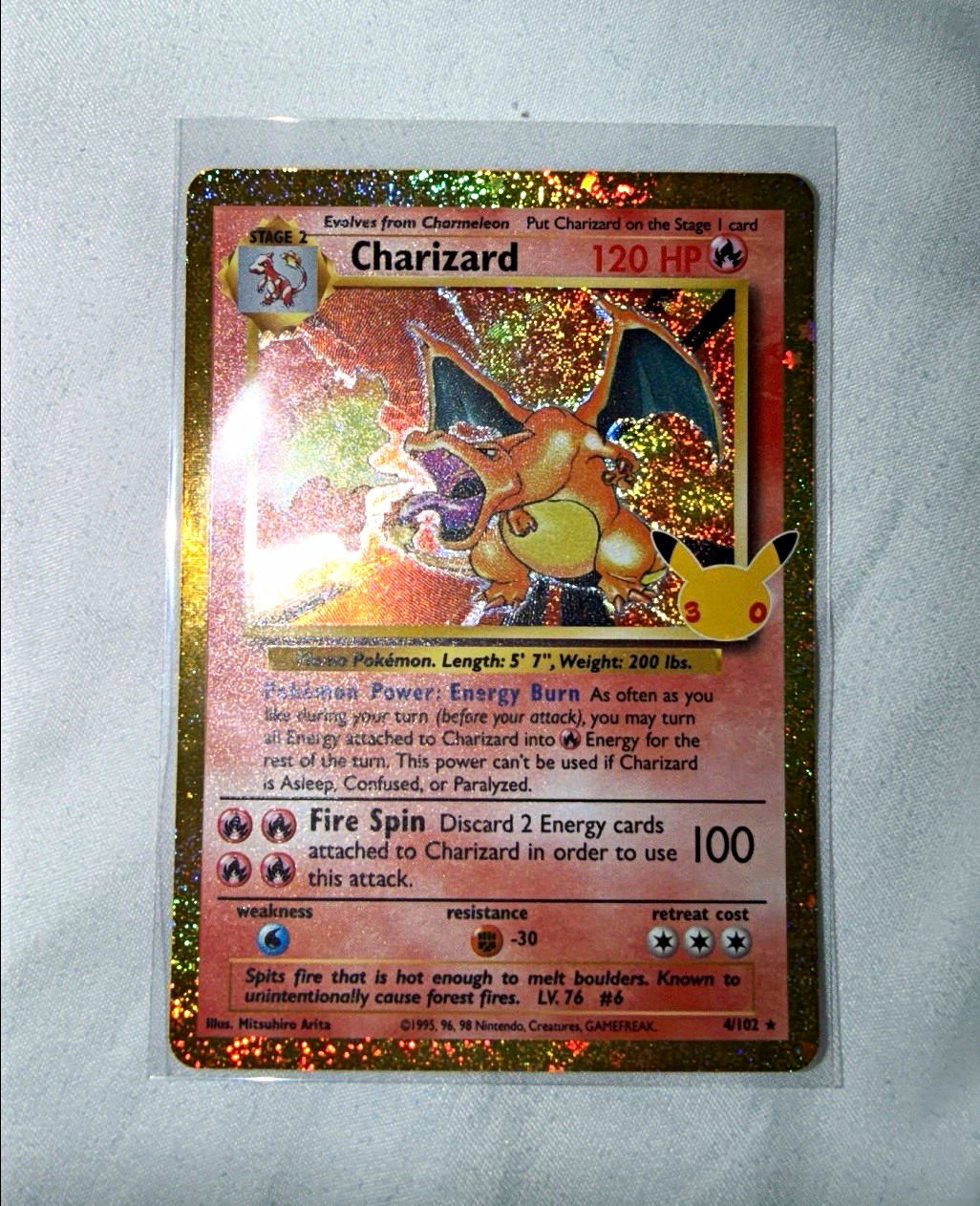 POKEMON 30 ANNIVERSARY Charizard 4/102 & Mewtwo ex 151/128