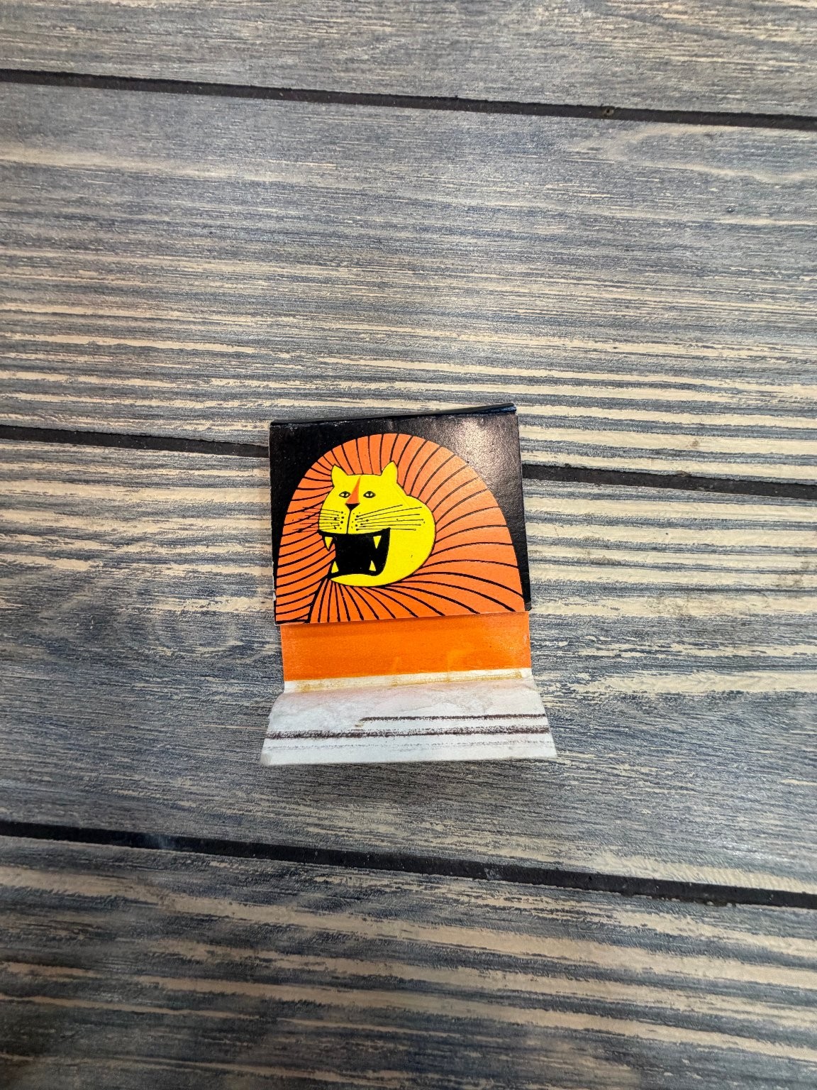 Safari Hotels Siam Intercontinental Lion Stripe Matchbook
