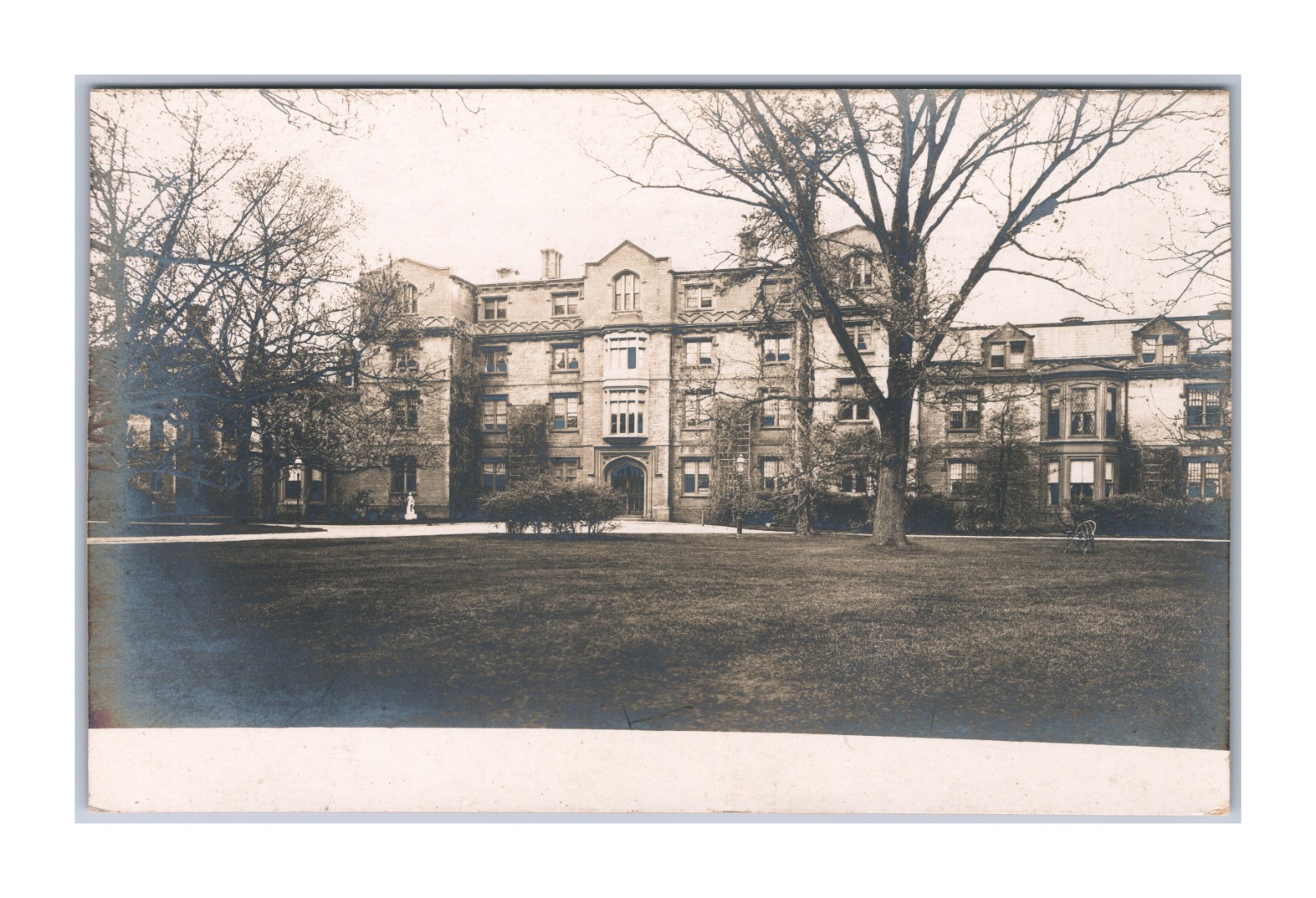 RARE Antique UU Velox-sb RPPC Providence RI Butler Hospital 345 Blackstone Blvd