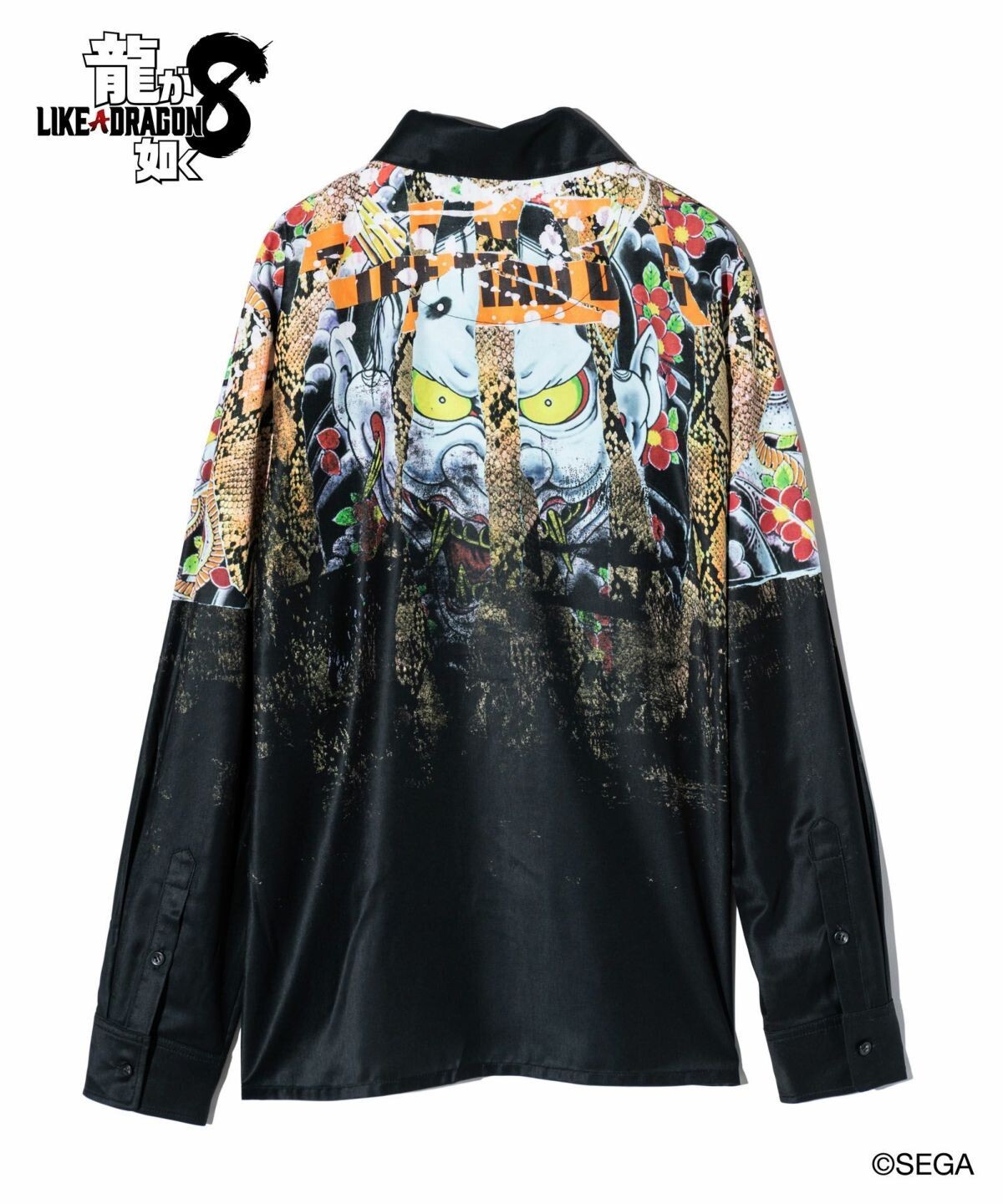 Ryu Ga Gotoku 8 × glamb Goro Majima Shirts XL size Like a Dragon
