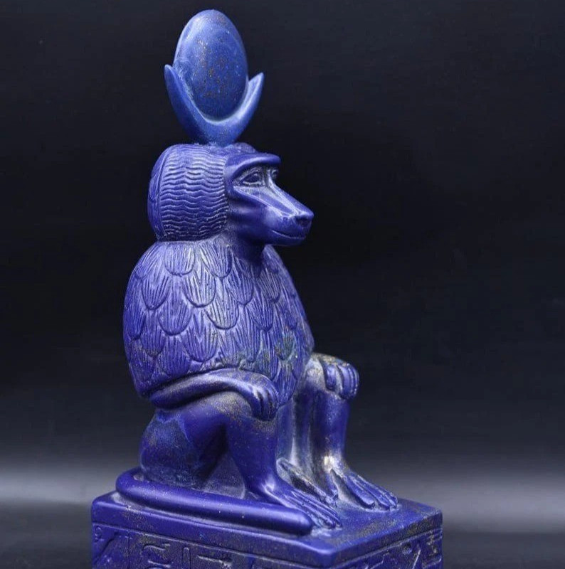 Egyptian Artifacts A Rare Authentic Pharaonic Statue Of Egyptian God Baboon BC