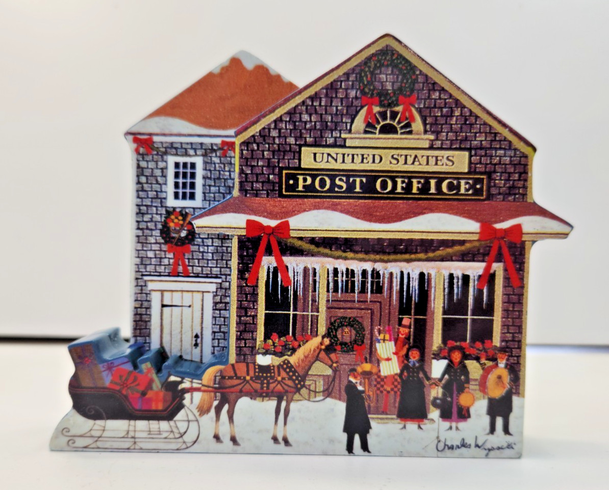 CHARLES WYSOCKI HOMETOWN CHRISTMAS SPECIAL DELIVERY PLATE A1782 4TH IN SERIES 01