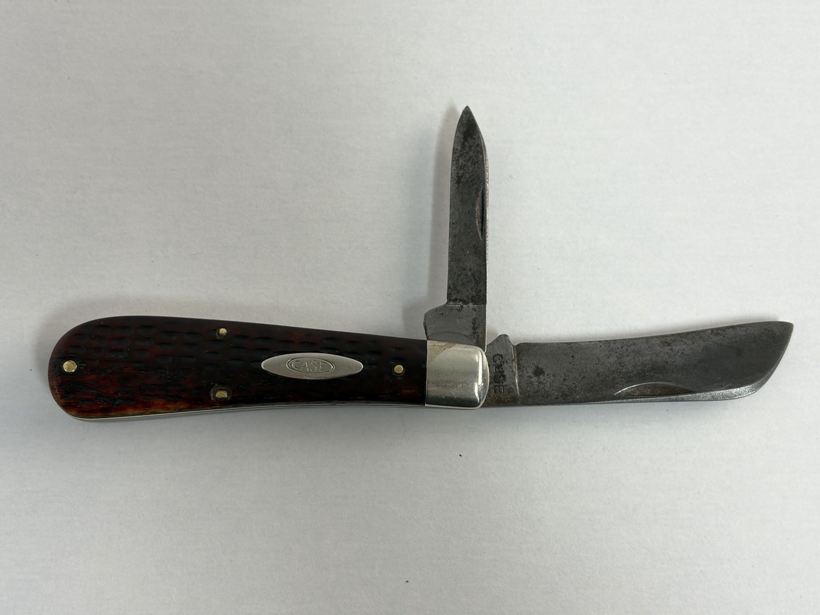 Rare 1940-1964 CASE XX Loom Fixer 6217 Red Bone Grail Pocket Knife