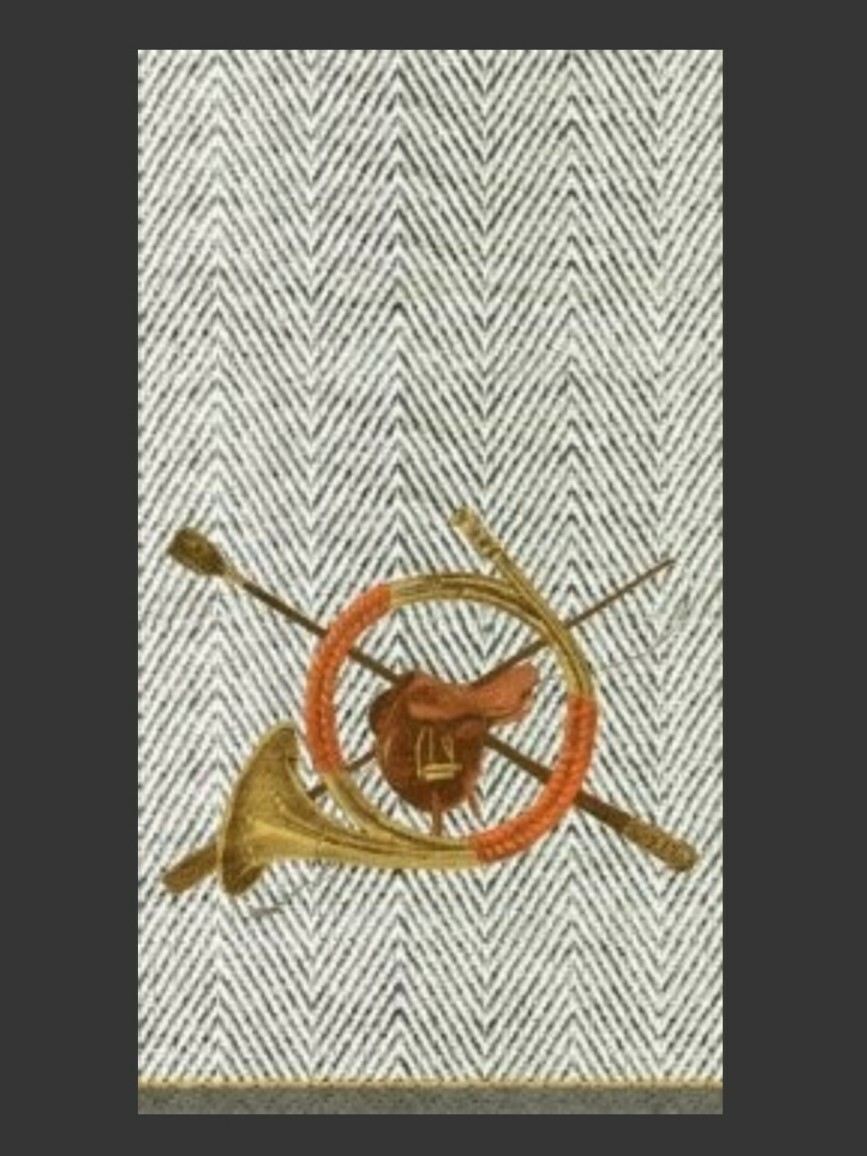 TWO Individual Napkins Autumn Hunting Tweed Guest for Decoupage (1219)