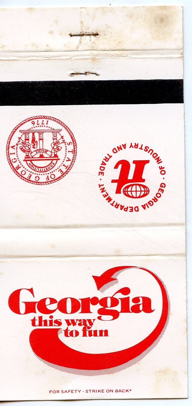 Georgia This Way To Fun Matchbook