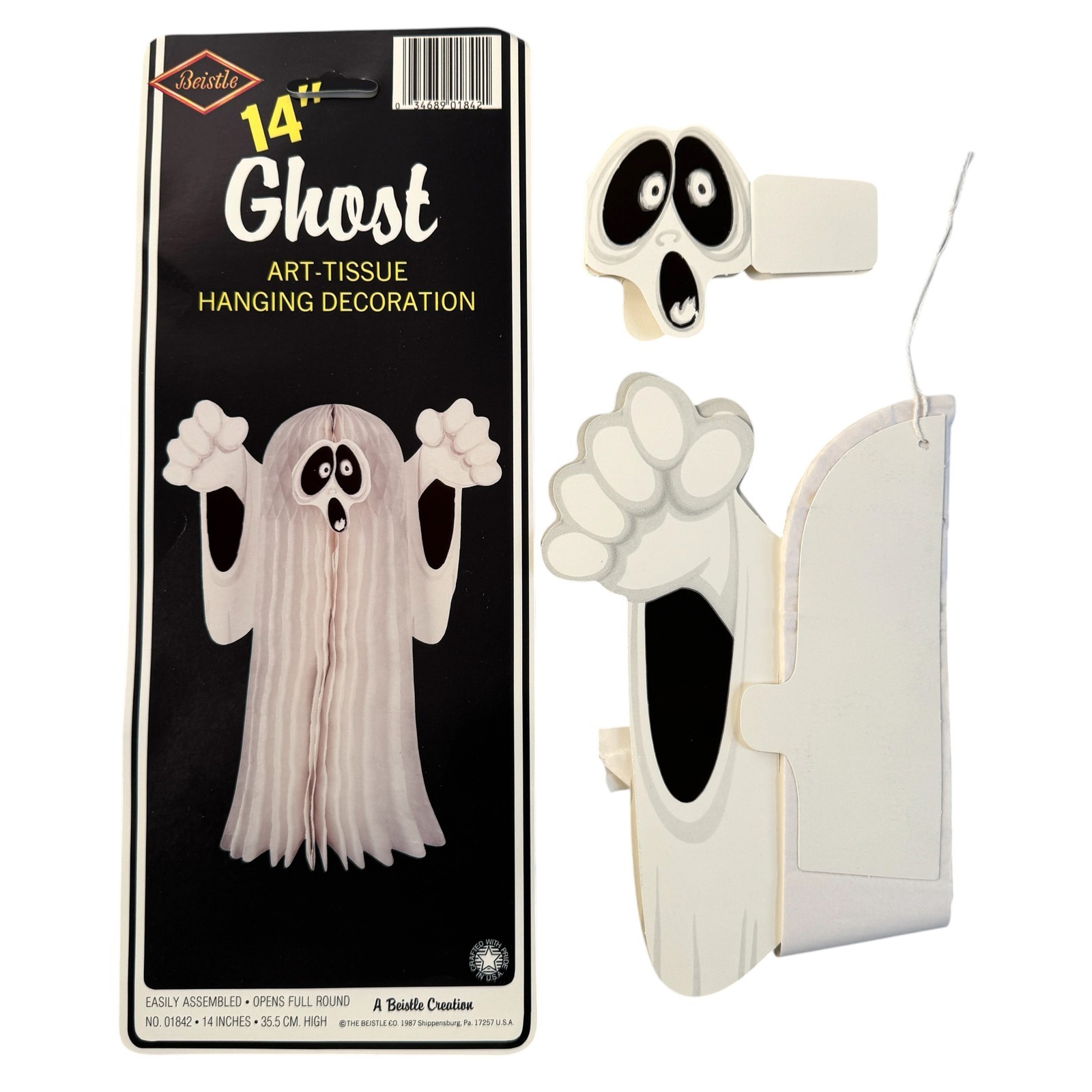 Beistle Art-Tissue Ghost Hanging Decoration 14