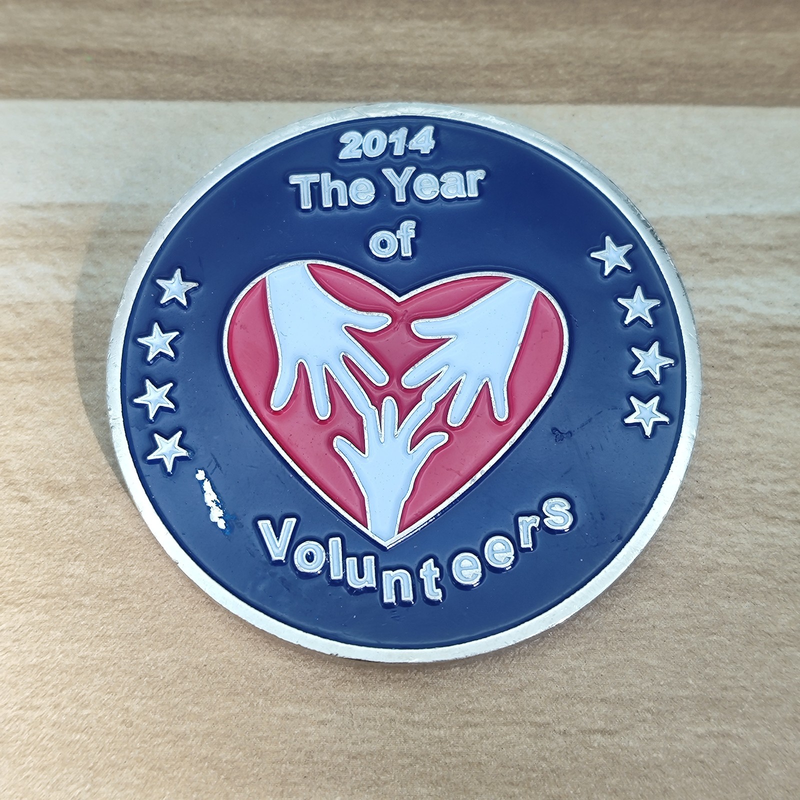 2014 the Year of Volunteers Florida Keys Coast Guard Ball Challenge Coin