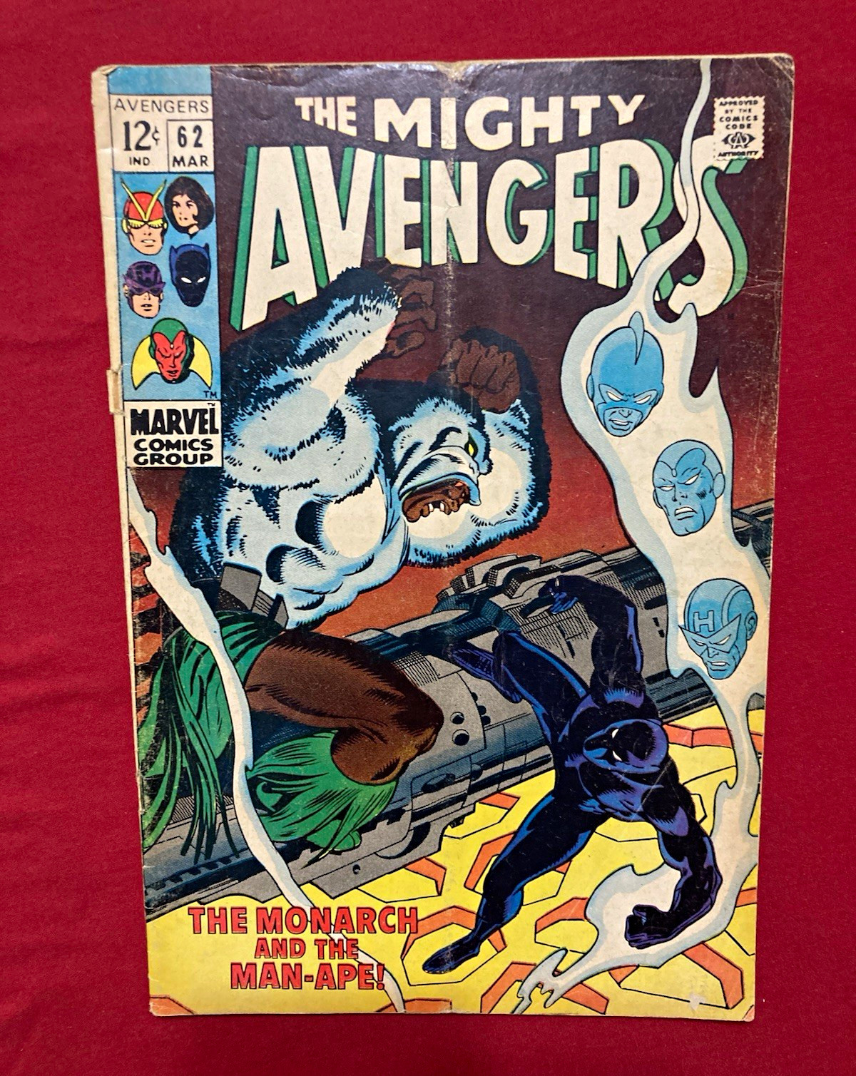 Marvel Comics The Mighty Avengers #62 1969 \
