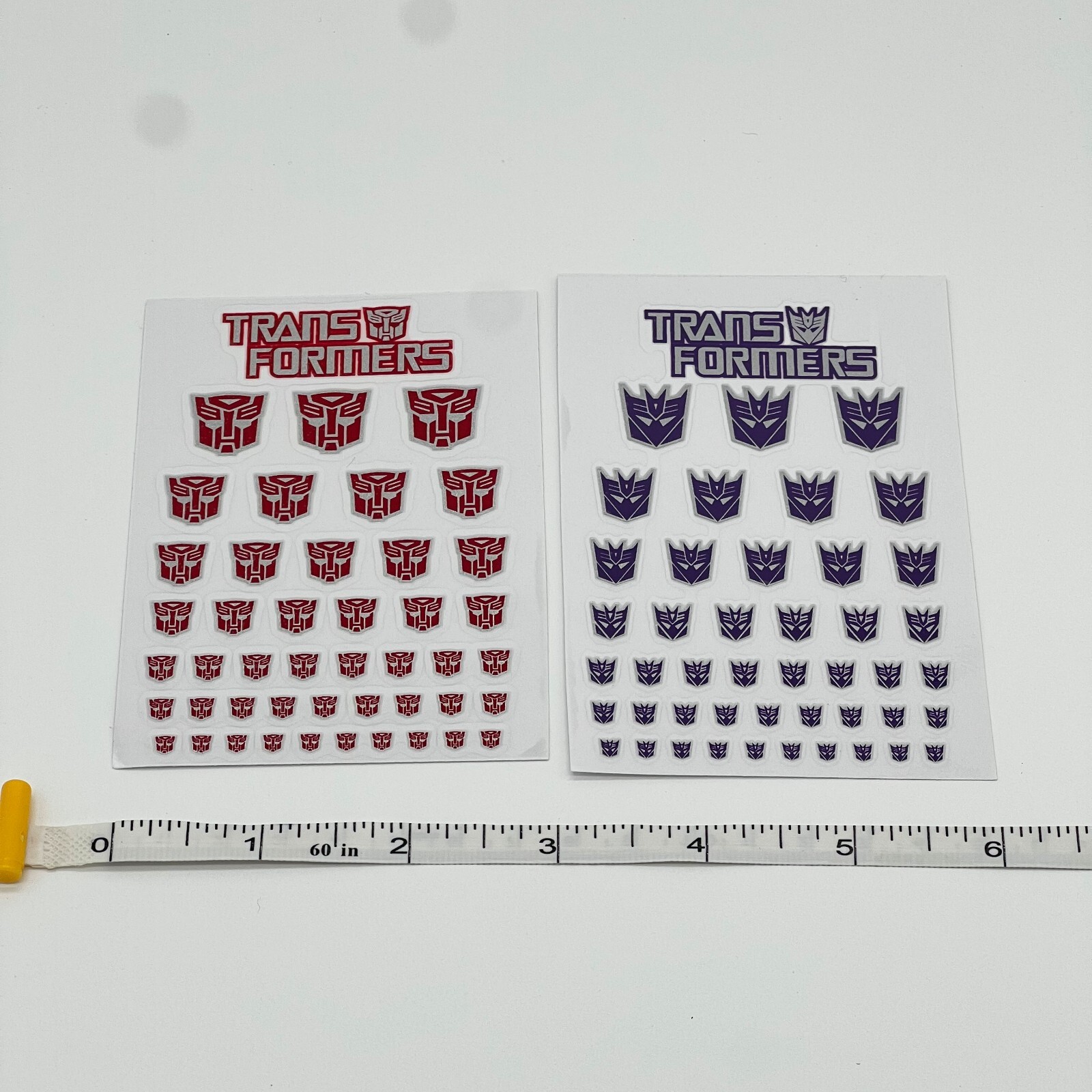 Transformers Decals for Action Figures Autobot Decepticon G1 Style Sticker LOGO