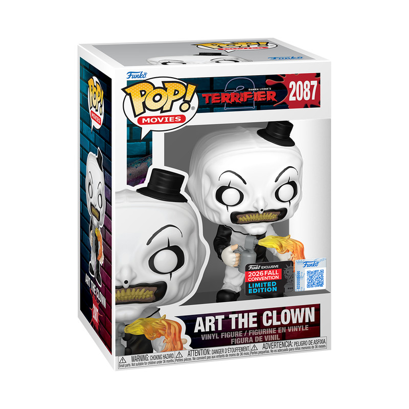Funko Pop Terrifier: Art the Clown with Flamethrower NYCC 26