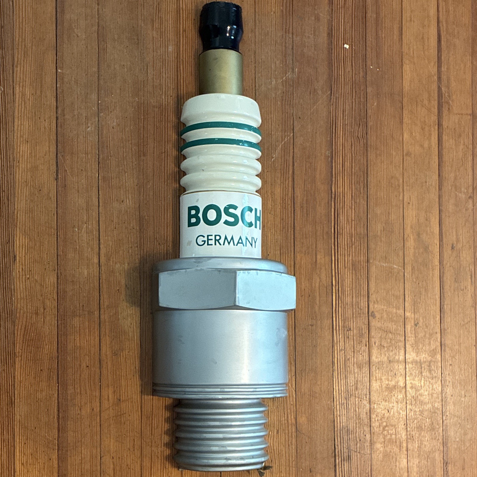38in Vintage Bosch, Spark Plug 3-D Wall Sign